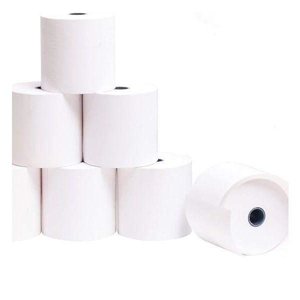 Pack 100 rollos papel térmico sin bpa 80x80mm